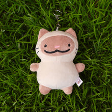 Load image into Gallery viewer, Cheeks Kitten Plushie Keychain!